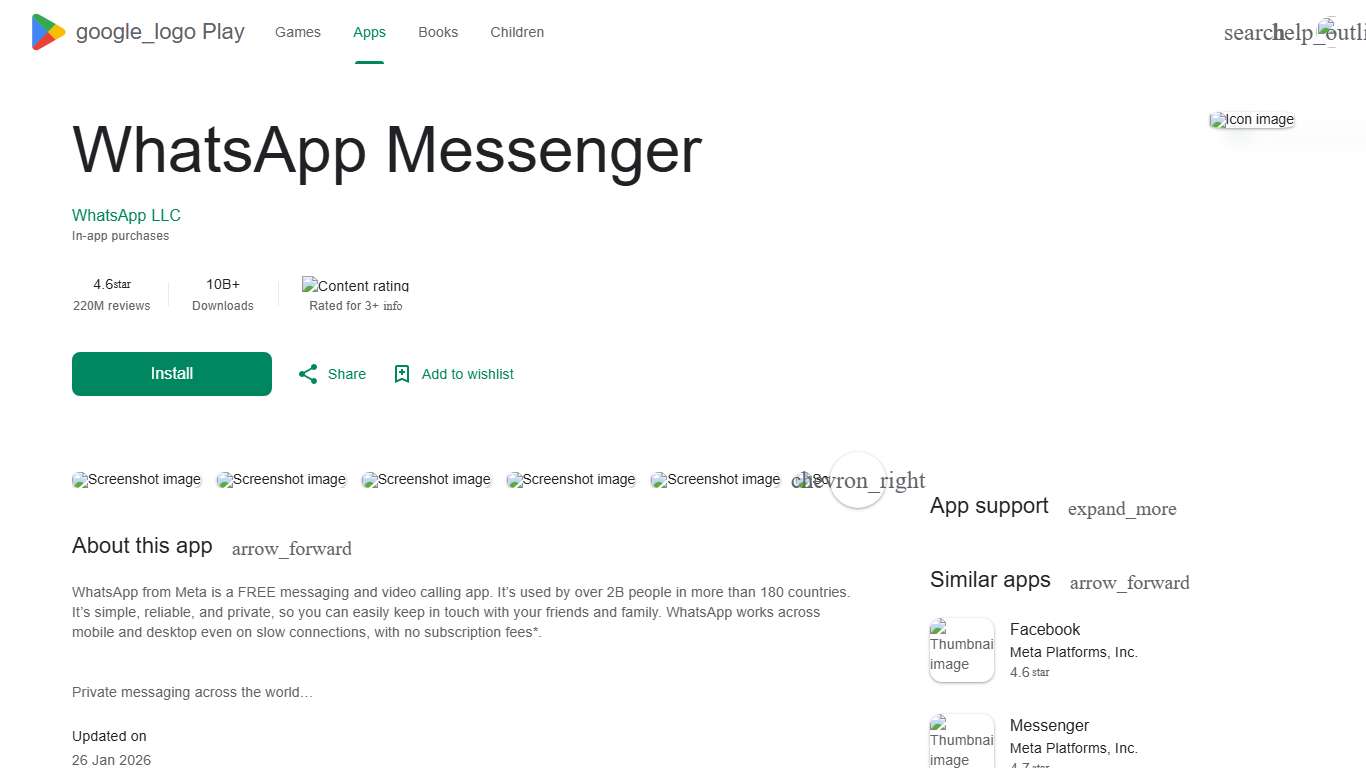 WhatsApp Messenger – Apps on Google Play